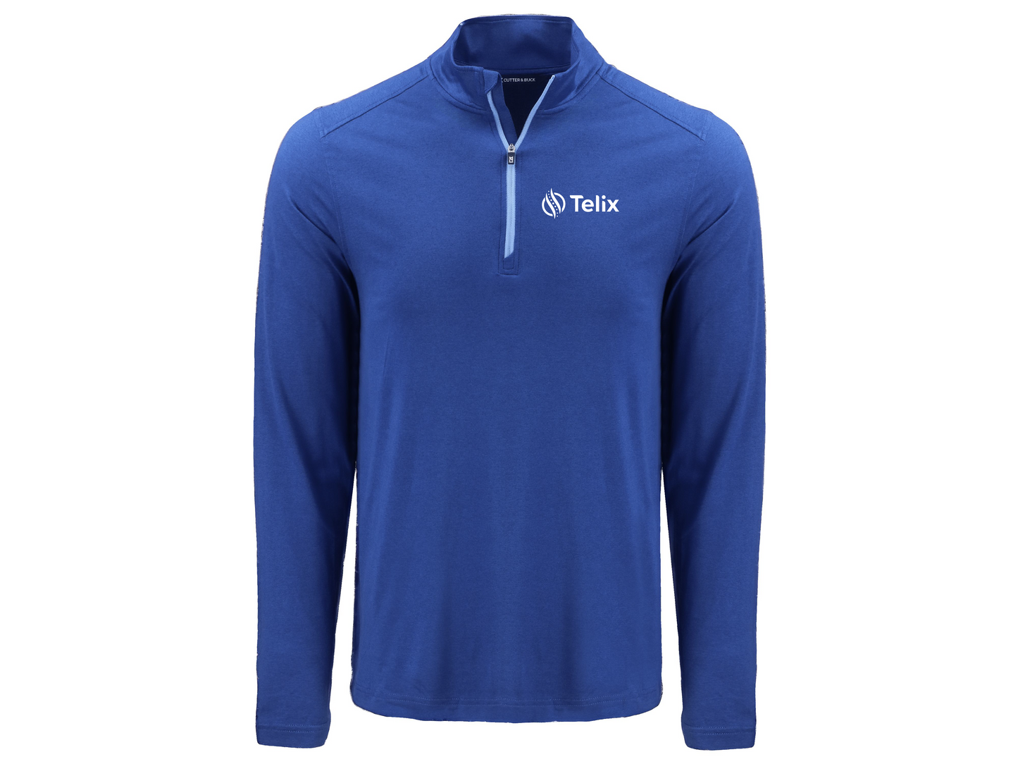 Cutter & Buck Coastline Recycled Double Peached Mens Quarter Zip Pullover