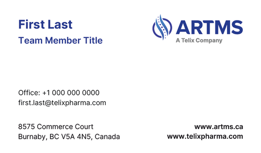 ATRMS - 2" x 3.5" 16PT Business Cards with No Coating (500 per set)