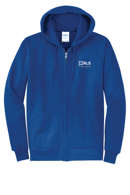 Men's Port & Co Core Fleece Full-Zip Hooded Sweatshirt