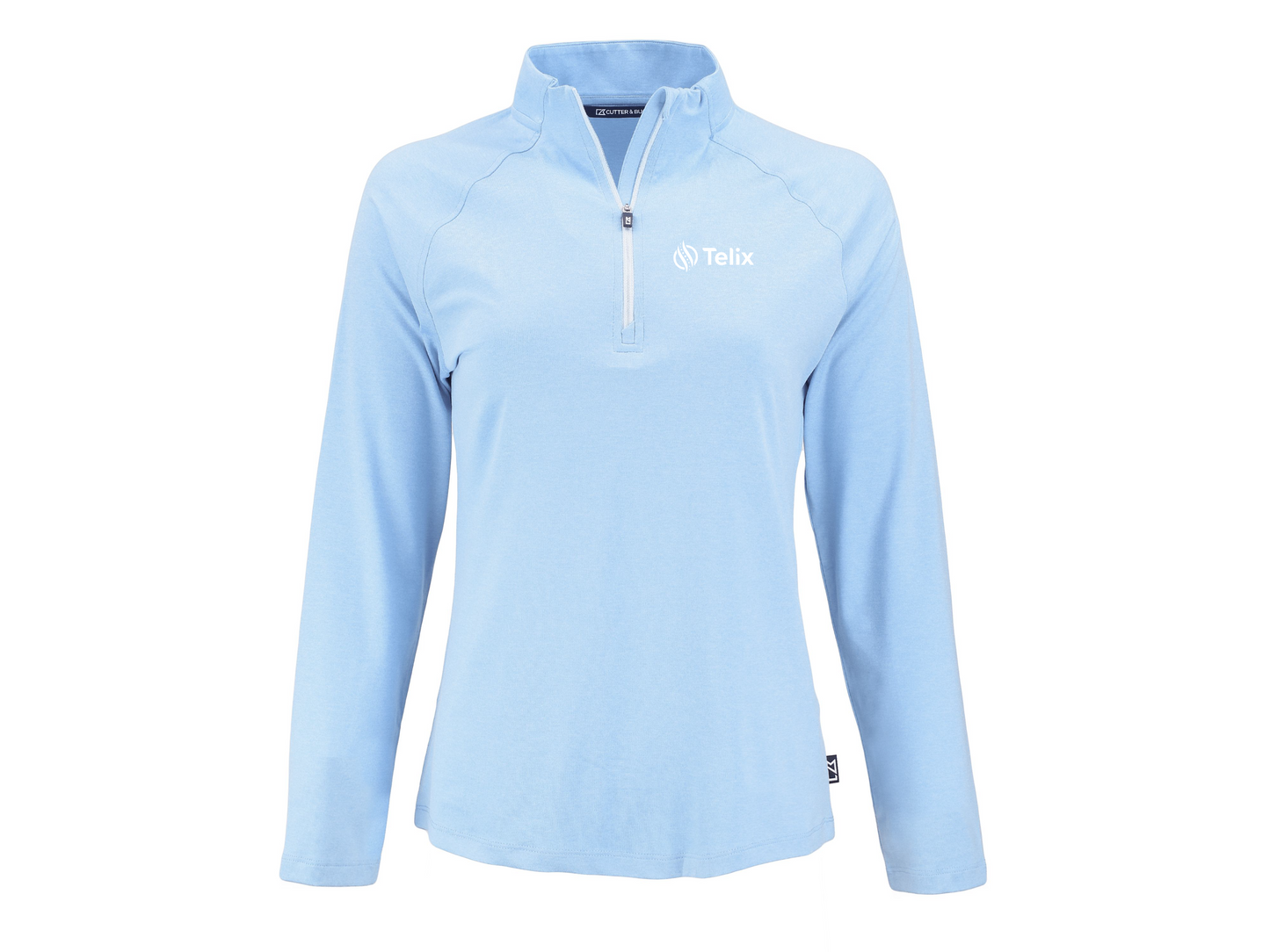 Cutter & Buck Coastline Recycled Double Peached Womens Quarter Zip Pullover