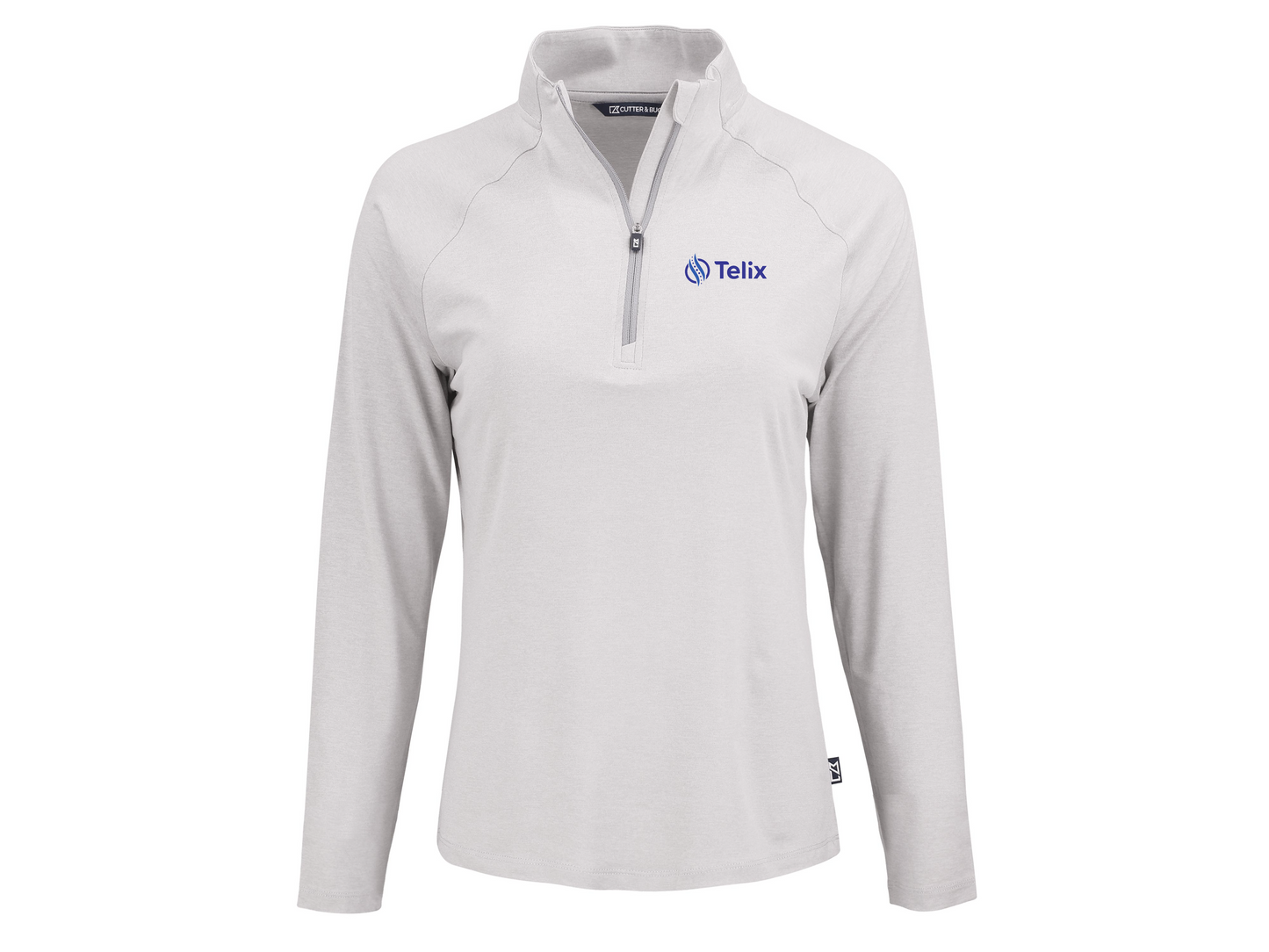 Cutter & Buck Coastline Recycled Double Peached Womens Quarter Zip Pullover