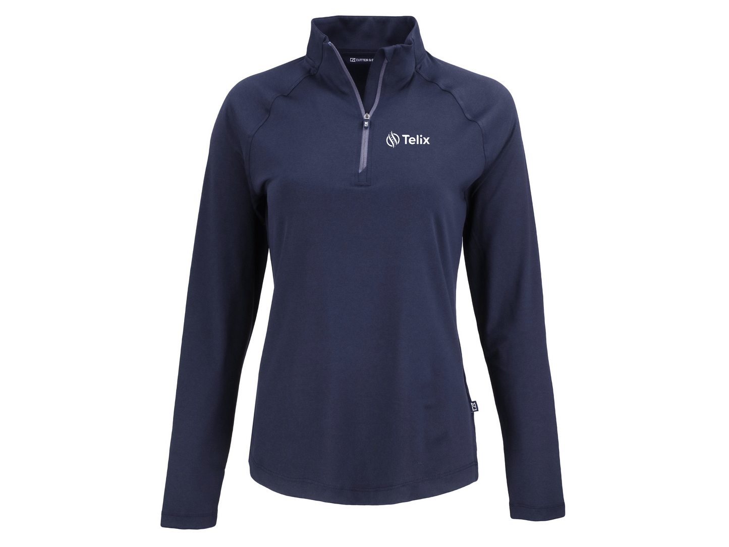 Cutter & Buck Coastline Recycled Double Peached Womens Quarter Zip Pullover