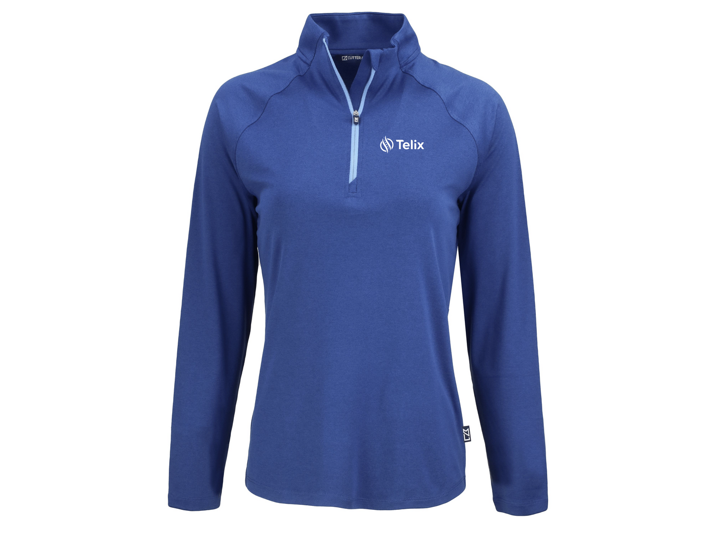 Cutter & Buck Coastline Recycled Double Peached Womens Quarter Zip Pullover