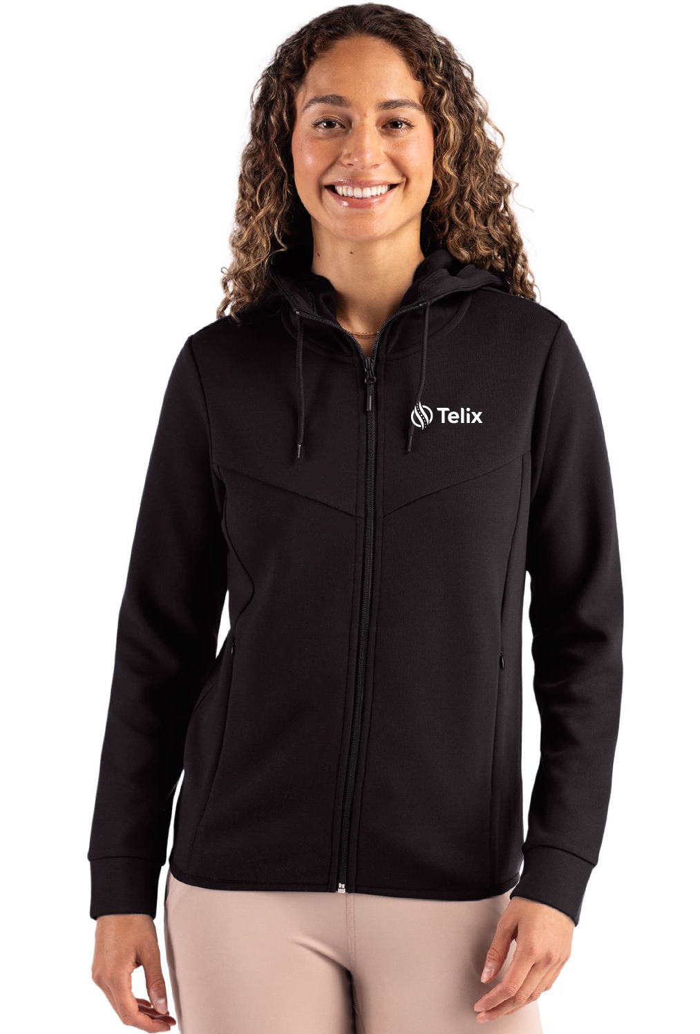 Clique Haven Recycled Womens Full Zip Hooded Sweatshirt