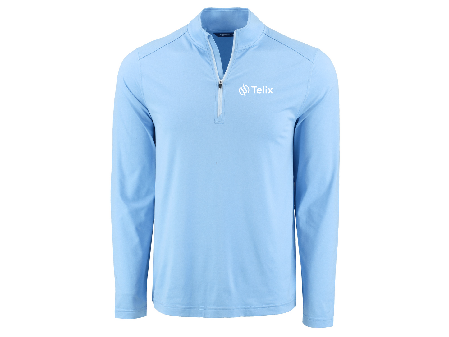 Cutter & Buck Coastline Recycled Double Peached Mens Quarter Zip Pullover