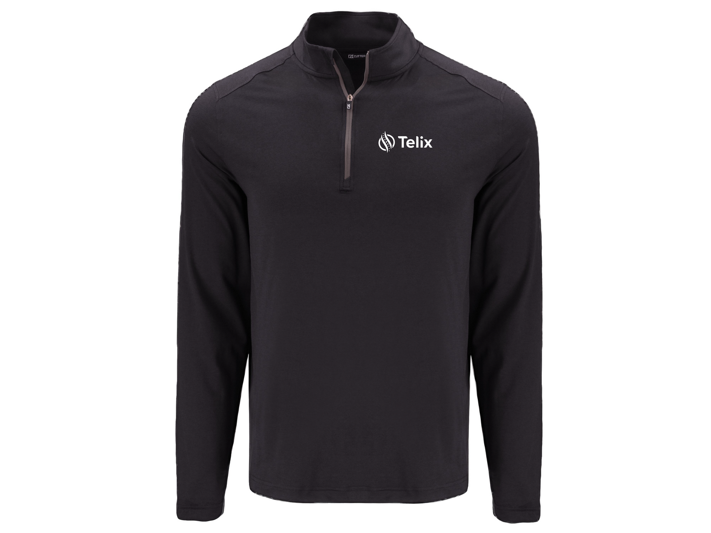 Cutter & Buck Coastline Recycled Double Peached Mens Quarter Zip Pullover