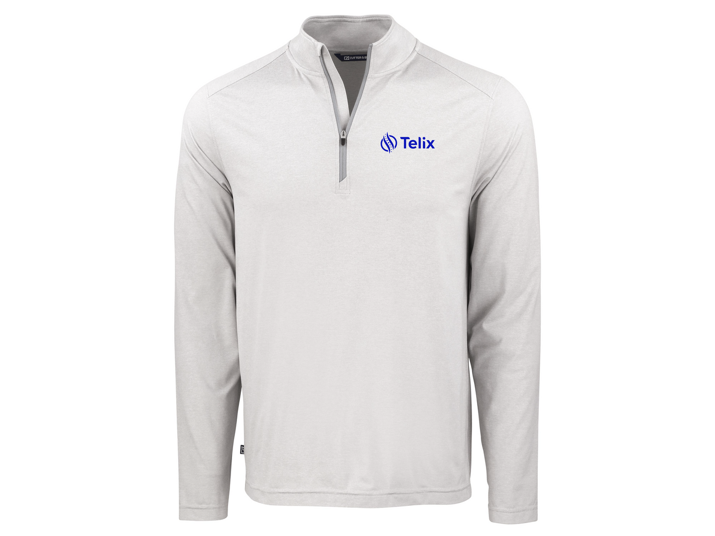 Cutter & Buck Coastline Recycled Double Peached Mens Quarter Zip Pullover