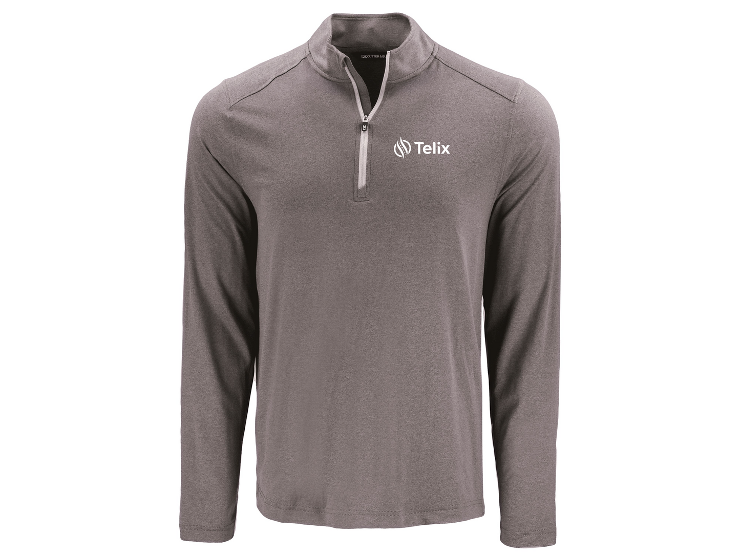 Cutter & Buck Coastline Recycled Double Peached Mens Quarter Zip Pullover
