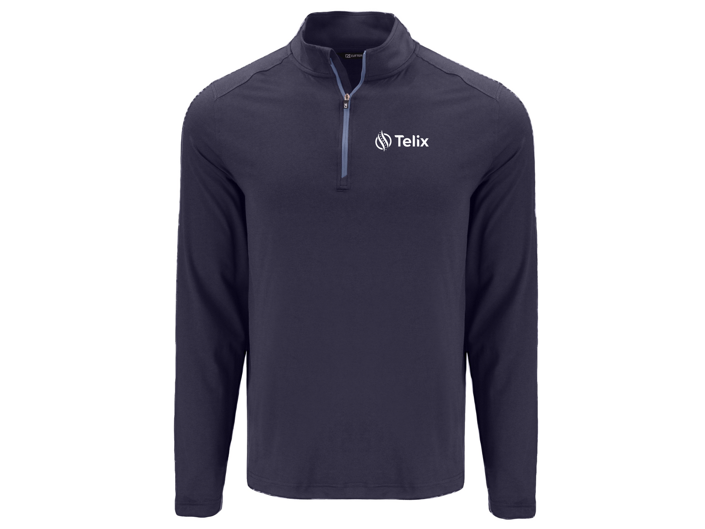Cutter & Buck Coastline Recycled Double Peached Mens Quarter Zip Pullover