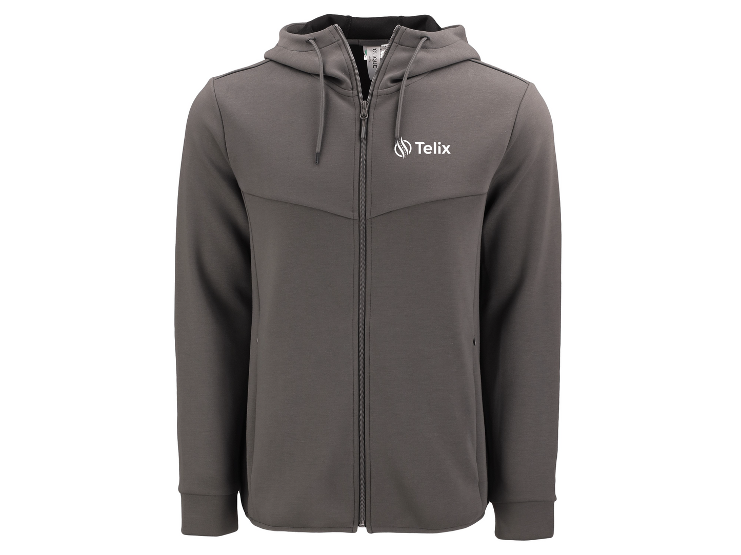 Clique Haven Recycled Mens Full Zip Hooded Sweatshirt