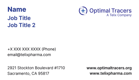 Optimal Tracers - 2" x 3.5" 16PT Business Cards with No Coating (500 per set)