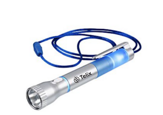 Telix Flashlight Pen with Lanyard