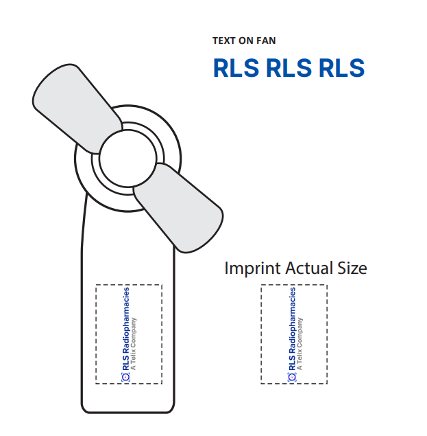 Pre-Programmed White Message Fans with LEDs (5 PACK)