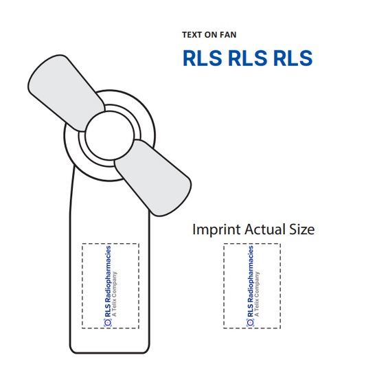 Pre-Programmed White Message Fans with LEDs (5 PACK)