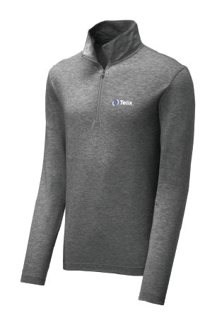 Sport-Tek ® PosiCharge ® Tri-Blend Wicking 1/4-Zip Pullover